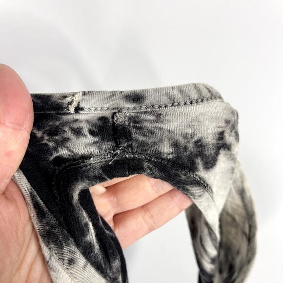 Urban Outfitters Medium Black Gray Tie Dye Keyhole Back Tank Top Dress Crew Neck - Picture 10 of 10